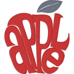Apple Word Art