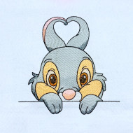 Baby Rabbit Ear Heart