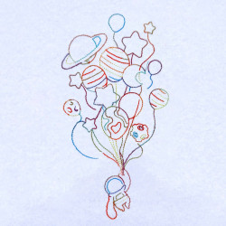 Astronaut Planet Balloons