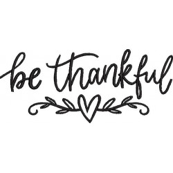 Be Thankful