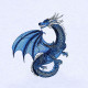Blue Scaled Dragon Blue Scaled Dragon