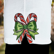 Candy Canes Bow