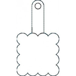 Box Round Key Fob - ITH