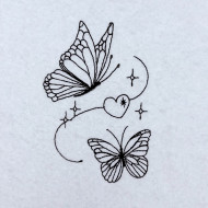 Butterfly Line Art