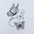 Butterfly Line Art