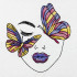 Butterflies Girl Face
