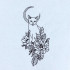 Cat With Flowers