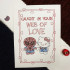 Caught in Your Web Valentine's Card 