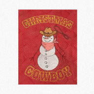 Cowboy Snowman 