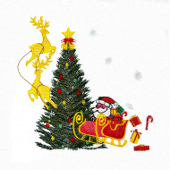 Santa Delivering Gifts