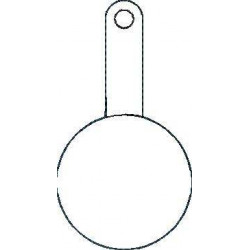Circle Key Fob - ITH