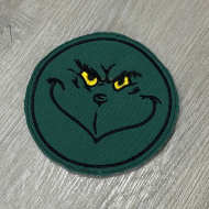 Christmas Thief Face Coaster