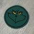 Christmas Thief Face Coaster