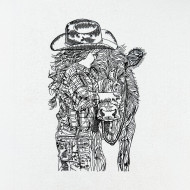 Cowgirl with Cow