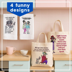 Pack of 4 Funny Embroidery Designs