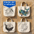Pack of 4 Blue Whale Embroidery Designs