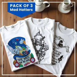 Mad Hatters Pack of 3 Embroidery Designs