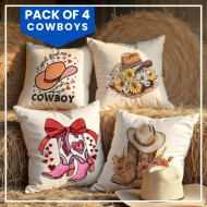 Pack of 4 Cowboys Embroidery Designs