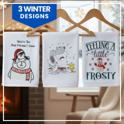 Pack of 3 Winter Embroidery Designs Pack of 3 Winter Embroidery Designs