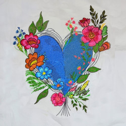 Decorative Floral Heart 