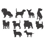 Dog Silhouette Pack 2