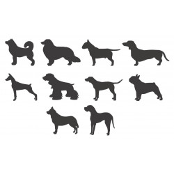 Dog Silhouette Pack 1