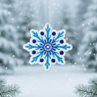 Luminous Snowflake FSL Ornament - 3