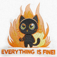 Everything Is Fine Cat
