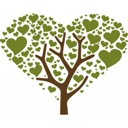 Healthy Heart Tree Vector+Embroidery