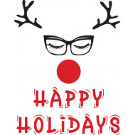 Christmas Happy Holidays Vector Only