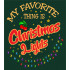 My Favorite Thing Is Christmas Lights Vector Only