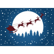 Christmas Sleigh Vector Only