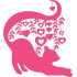 Cat With Leaves Vector Only