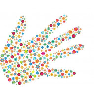 Floral Hand Vector Only