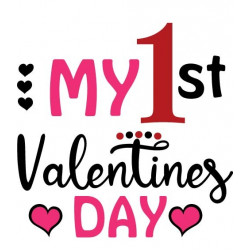 My first valentines day Vector Only