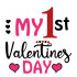 My first valentines day Vector Only