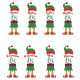 Christmas Elf Vector Pack