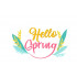 Hello Spring Vector Only