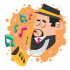 Music Man Vector Only
