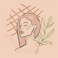 Feminine Line Art Vector Only