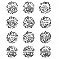 Months Of The Year Vector Pack