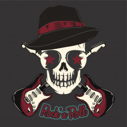 Guitar Skull Vector Pack