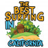 The Best Surfing In California Vector Only