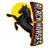 Black Horses Design Vector Only
