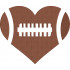 American Football heart