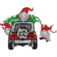 Merry Christmas car