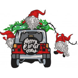 Merry Christmas car