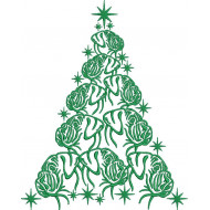 Dogue De Bordeaux Christmas Tree