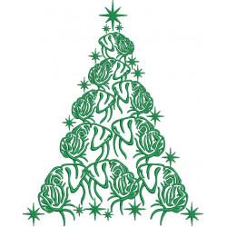 Dogue De Bordeaux Christmas Tree