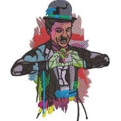 Comedian Embroidery Design
